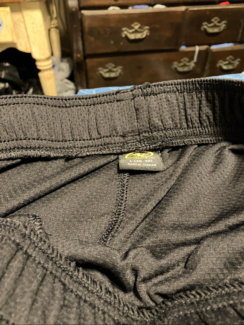 Athletic Works Black Men's Athletic Shorts